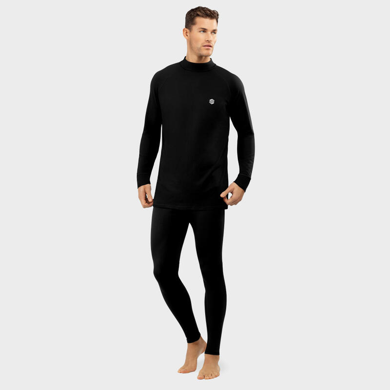 Maglia intima termica uomo Sport invernali Slush Black SIROKO Nero