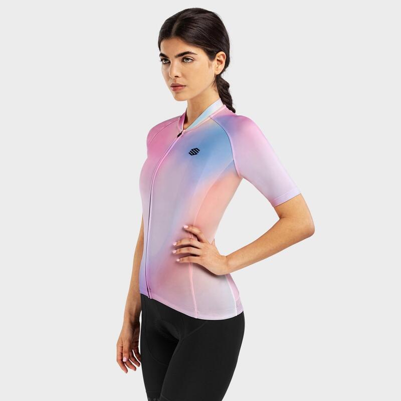 Maillot de manga corta mujer ciclismo M2 Aura SIROKO Rosa Chicle