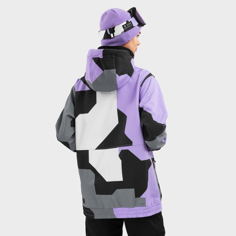 Casaco de snowboard para mulher Desportos de inverno W1-W Tignes SIROKO Lavanda