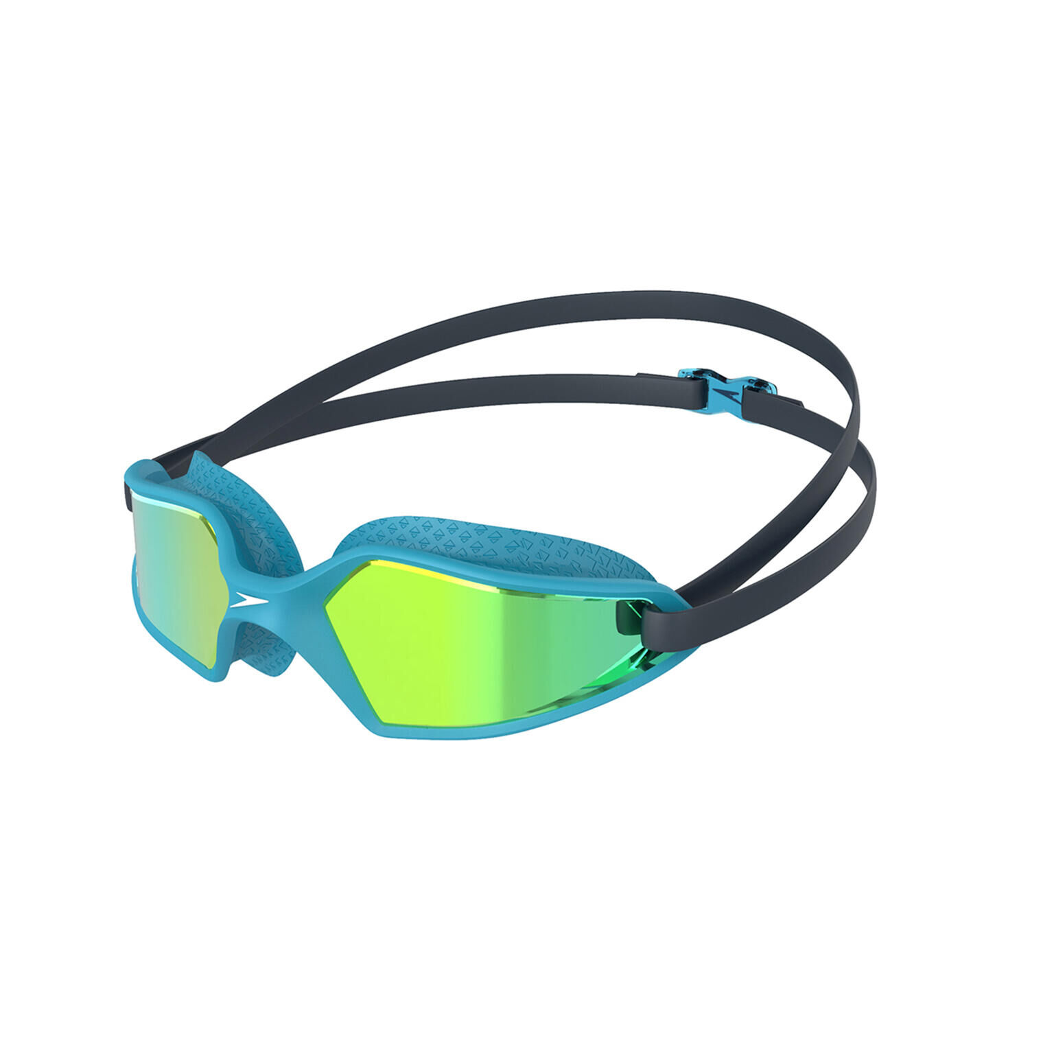 SPEEDO Speedo Hydropulse Mirror Goggles, Navy/Gold