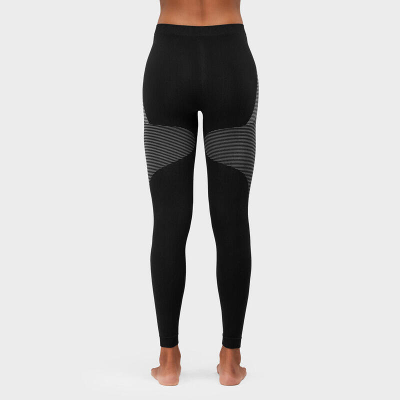 Pantaloni intimi a compressione donna Sport invernali Ultradry SIROKO Nero