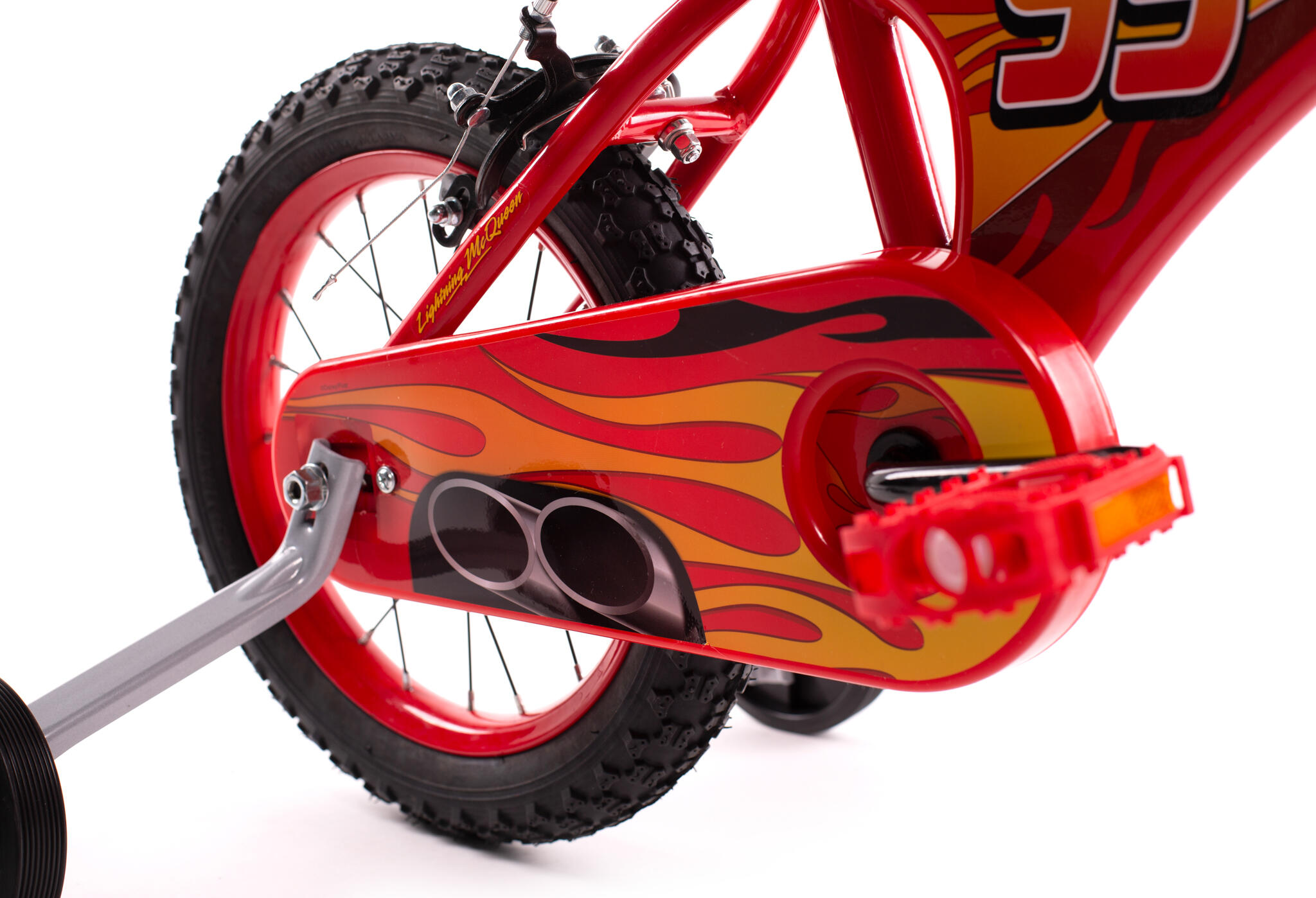 Huffy Disney Cars 14 inch Kids Bike + Stabilisers For Boys or Girls 6/8