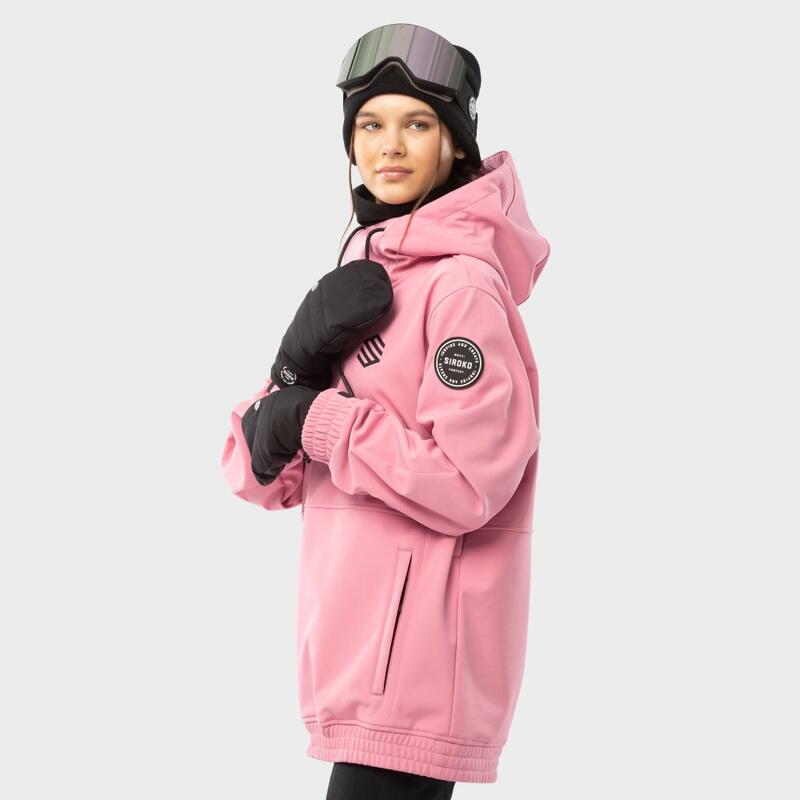 Veste snowboard femme Sports d'hiver W1-W Dolomites Rose Bonbon