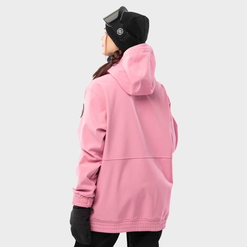 Veste snowboard femme Sports d'hiver W1-W Dolomites Rose Bonbon