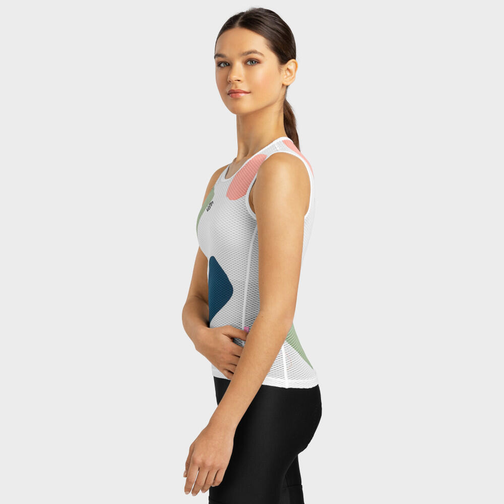 Camiseta interior ciclismo mujer Hesse SIROKO Lavanda Decathlon