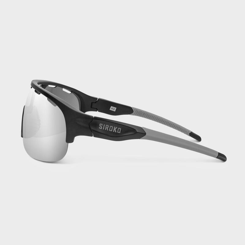 Herren und Damen Radsport Fahrradbrille K3 The Cyclist SIROKO Schwarz