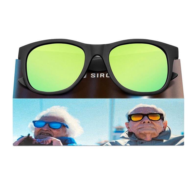 Herren und Damen Surf Originals Sonnenbrille Evaristo & Pili SIROKO Schwarz