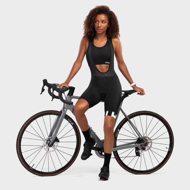 Brassière vélo Cyclisme Femme Burn Noir