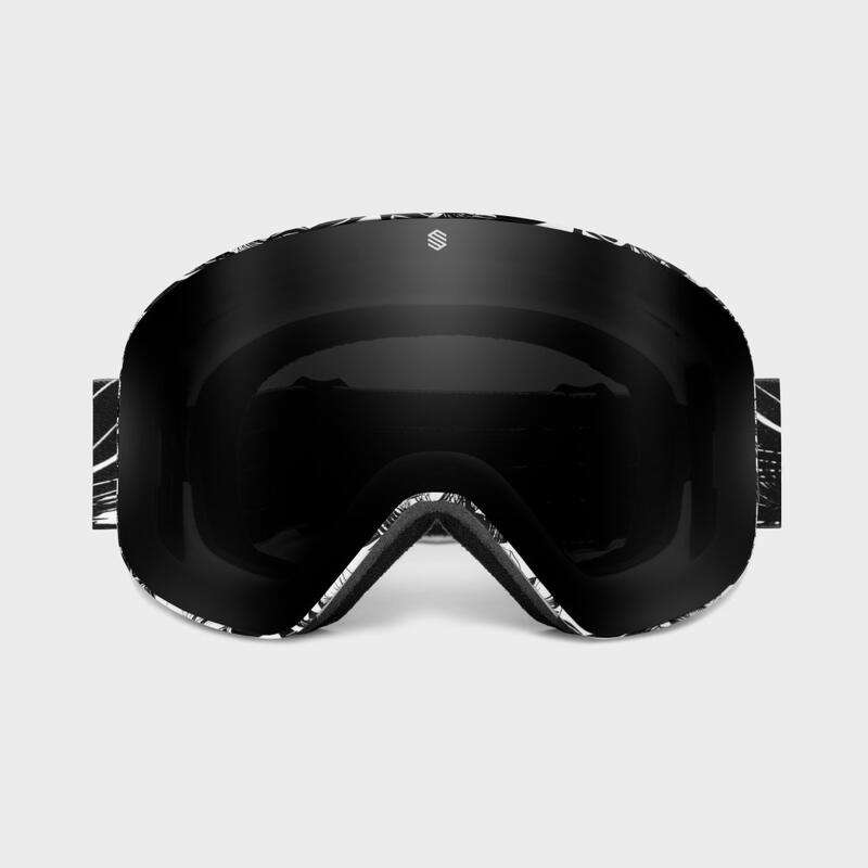 Heren en Dames Wintersport Skibril GX Halfpipe SIROKO Zwart