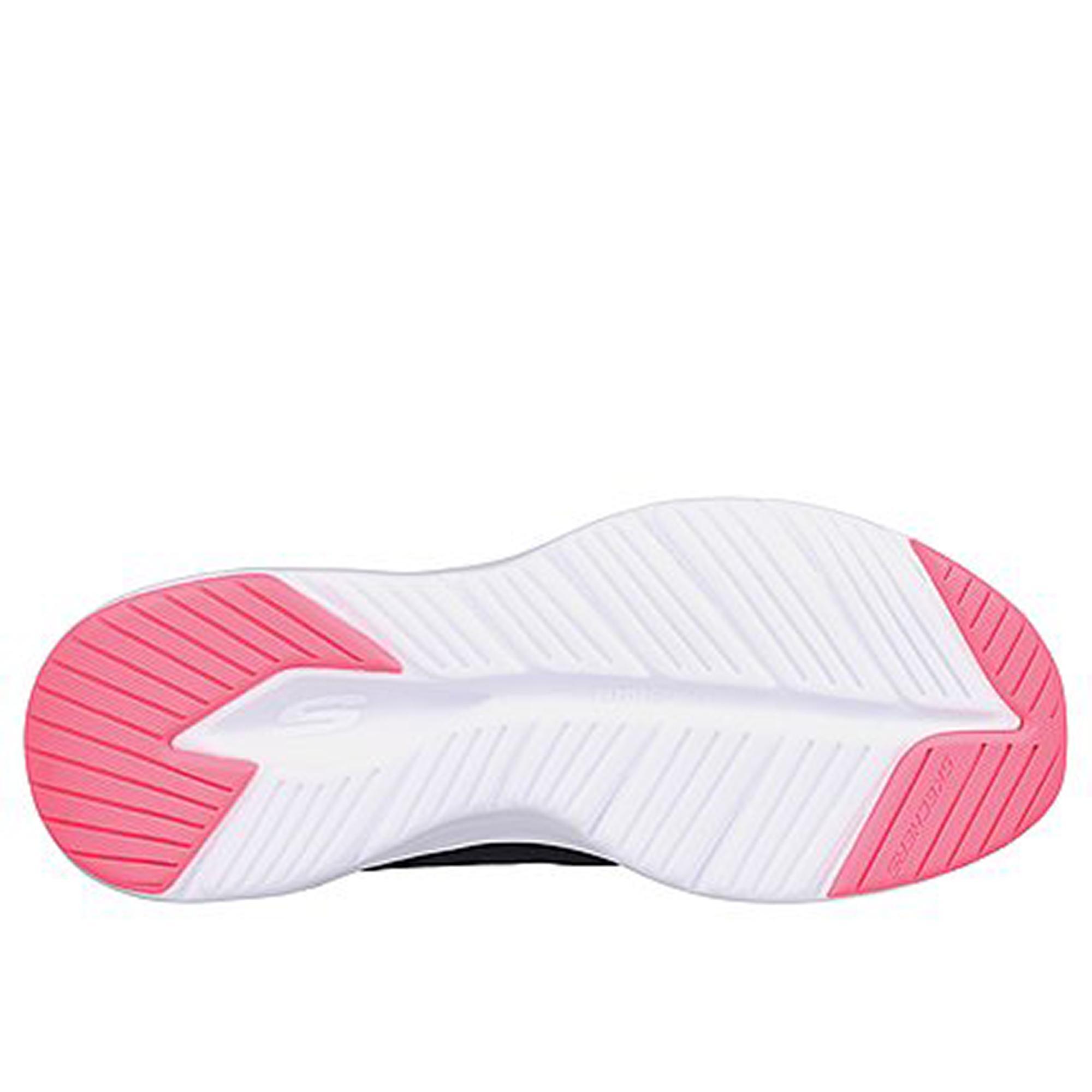 Zapatillas Deportivas Caminar Mujer Skechers 150024_BKPK Negras con Cordones 3/5