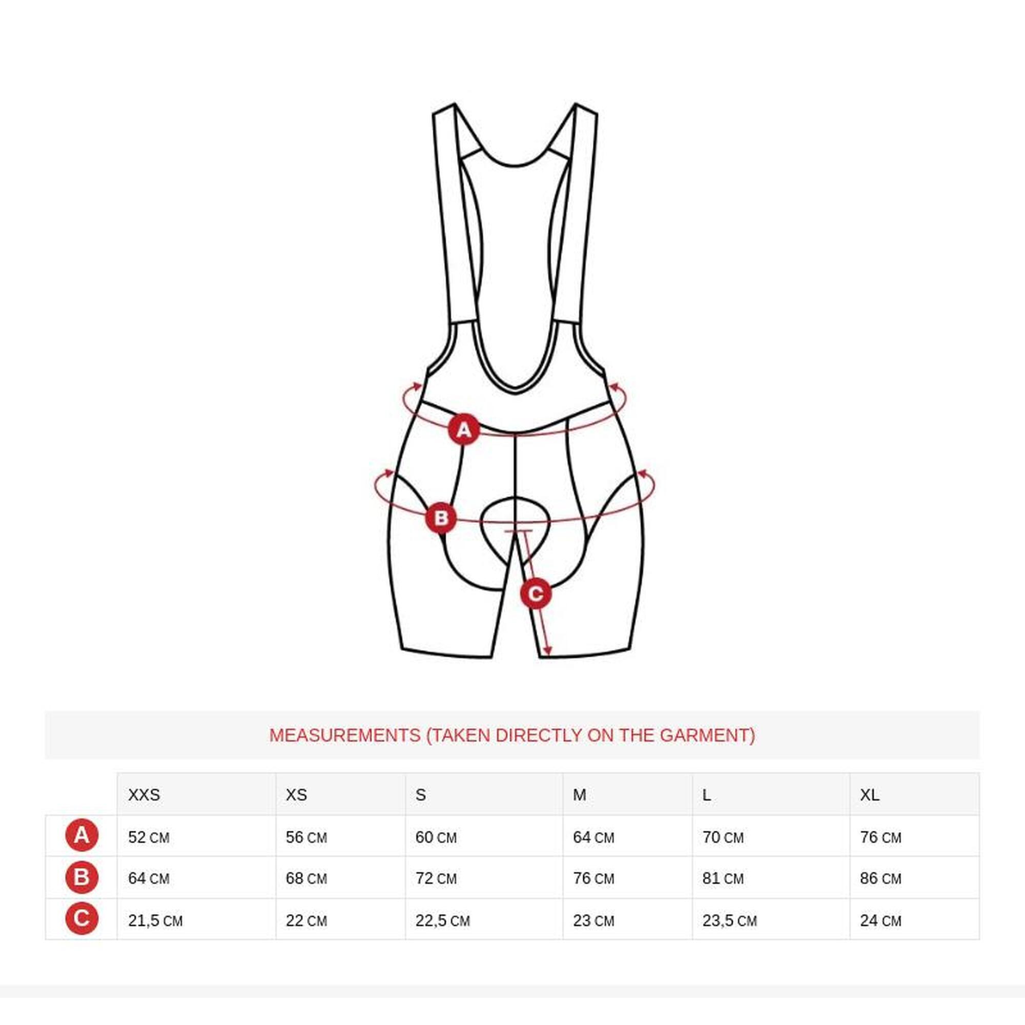Pantaloni scurți cu bretele de pentru femei SRX Aero Race Negru