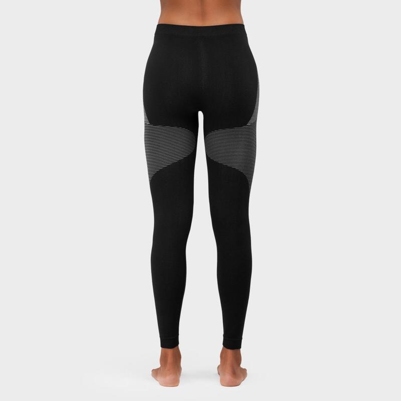 Dames Wintersport compressiebroek Ultradry SIROKO Zwart