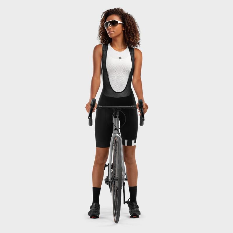 Maglia intima tecnica ciclismo da donna Train Force SIROKO Bianco