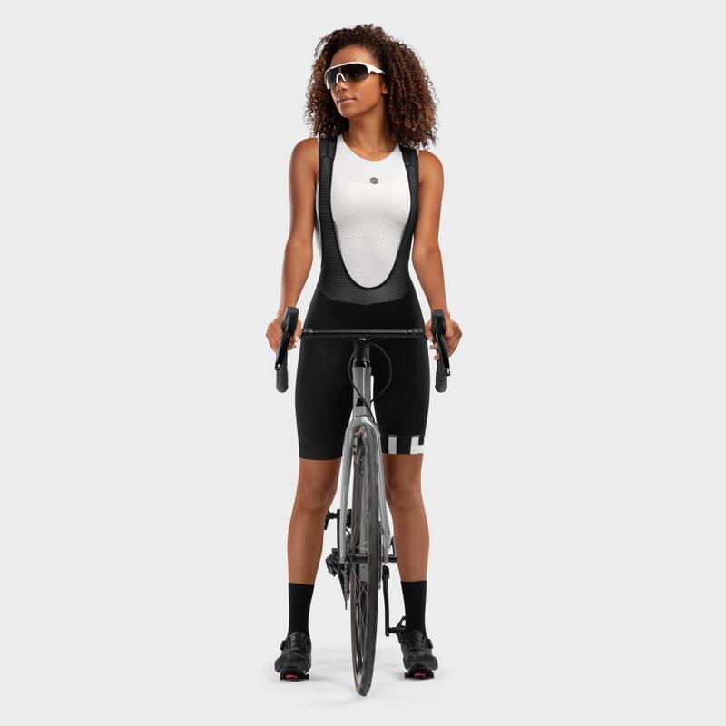 Sous-maillot vélo femme Cyclisme Train Force Blanc