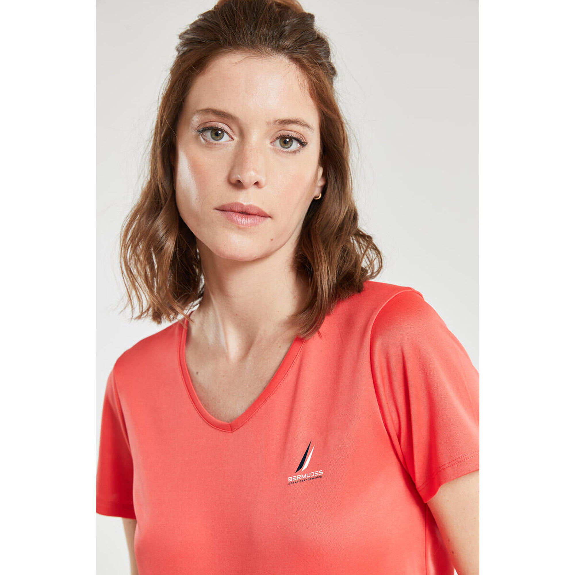 T-shirt quick-dry en polyester recyclé CLERVY Bermudes femme