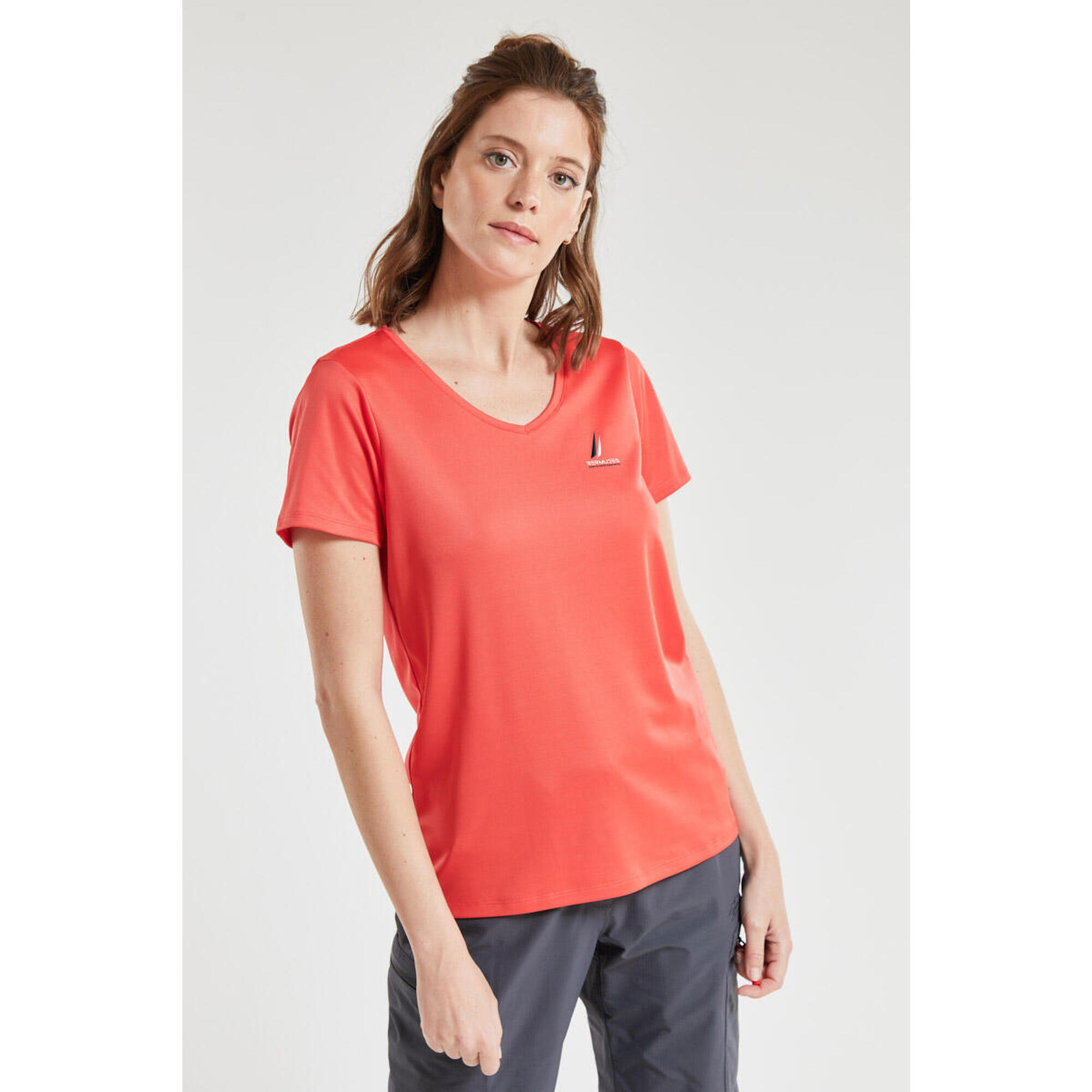 T-shirt quick-dry en polyester recyclé CLERVY Bermudes femme