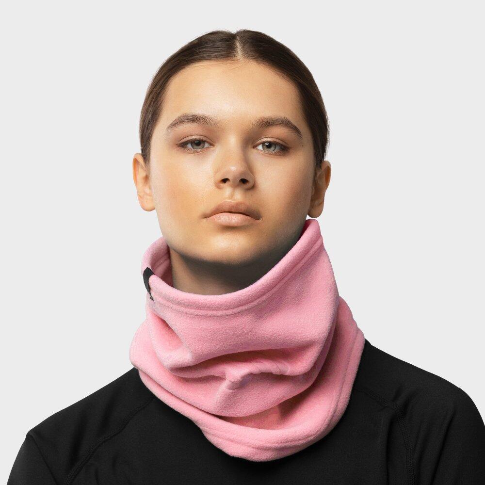 Men's and Women's winter sports neck warmer Blunt Pink Rose Bonbon