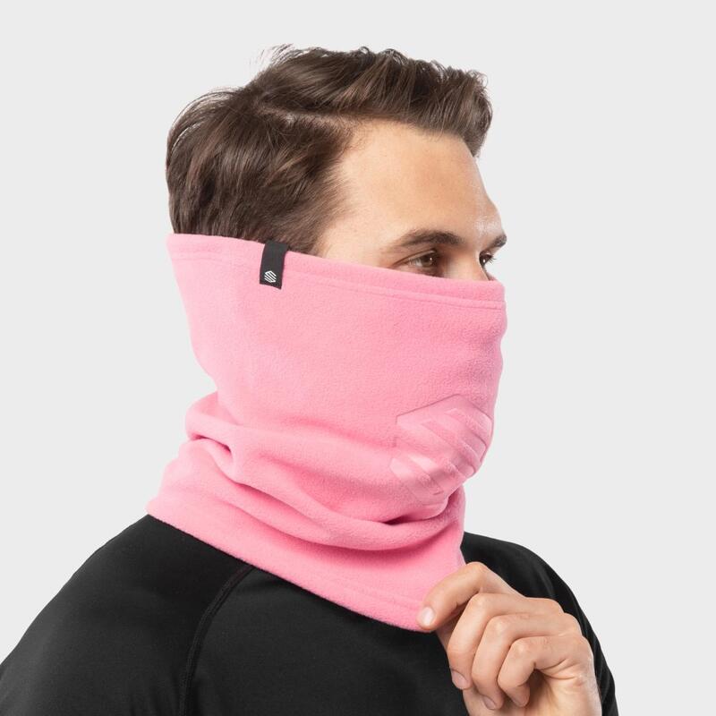 Heren en Dames Wintersport Winter nekwarmer Blunt Pink SIROKO Kauwgom Roze