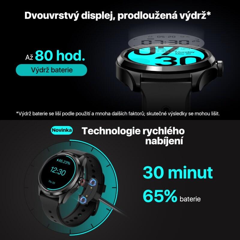 TicWatch Pro 5 GPS Elite Edition Chytré hodinky v odolném provedení