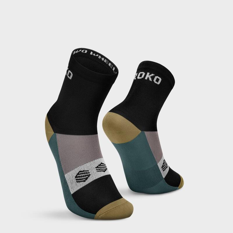 Calcetines de ciclismo para verano Hombre y Mujer S2 Arena SIROKO Negro