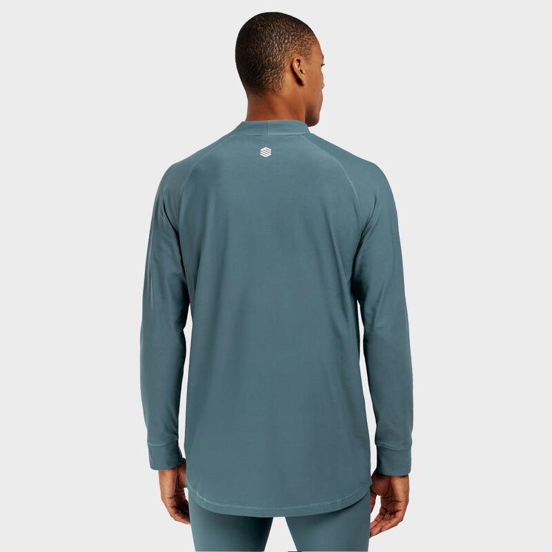 Maglia intima termica uomo Sport invernali Slush Steel SIROKO Blu Acciaio
