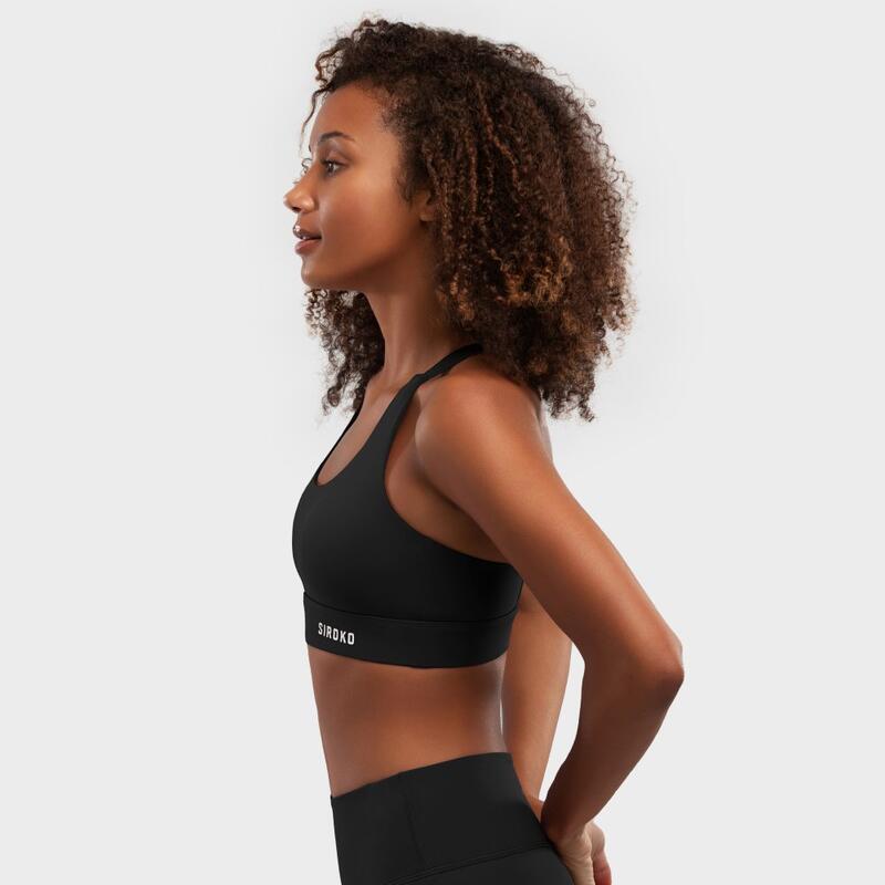 Soutien de desporto Fitness Mulher Balance Black SIROKO Preto