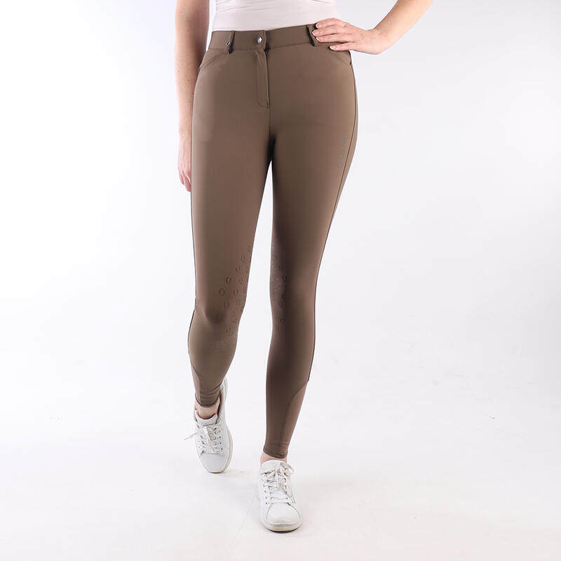 Pantalon d'équitation QSenna Basanes Grip QUUR Marron clair