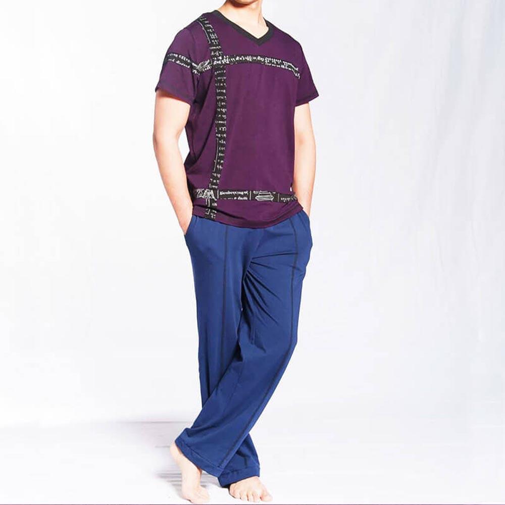 Achamana Pantalon Yoga Homme Coton Bio Pantalon De Yoga Homme Ajustable éco-cool Vêtement Yoga Homme Coton Bio  Decathlon
