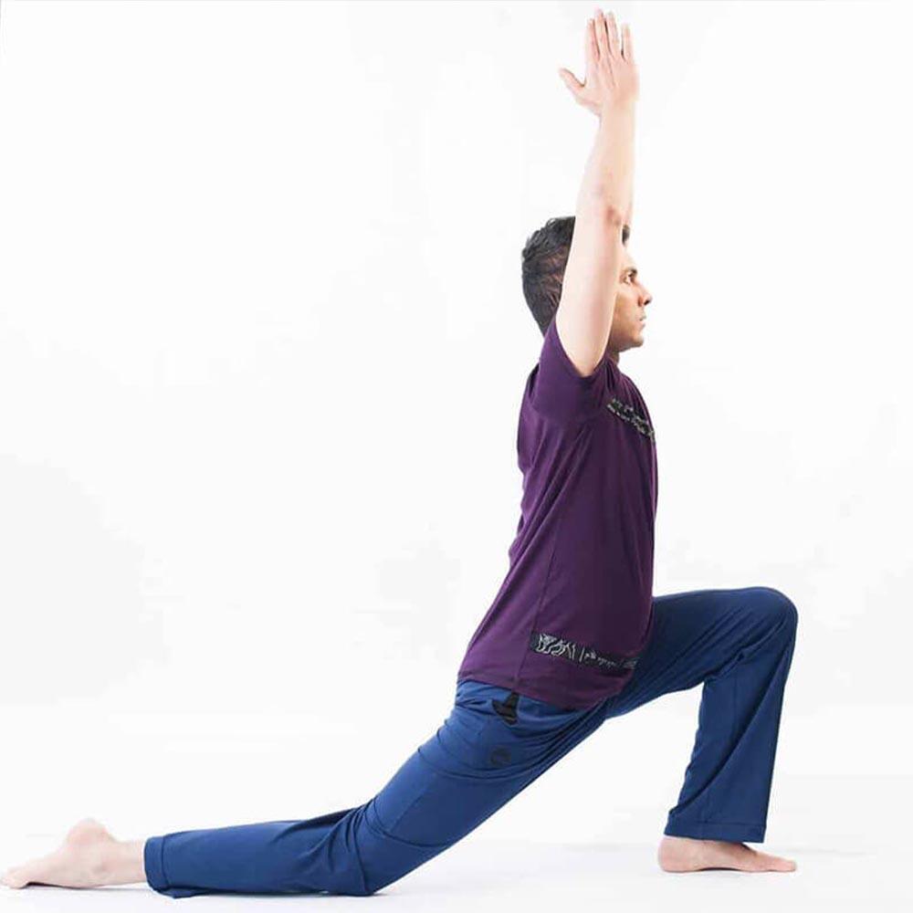 Pantalon de yoga homme ajustable éco-cool - Vêtement yoga homme coton bio 6/7