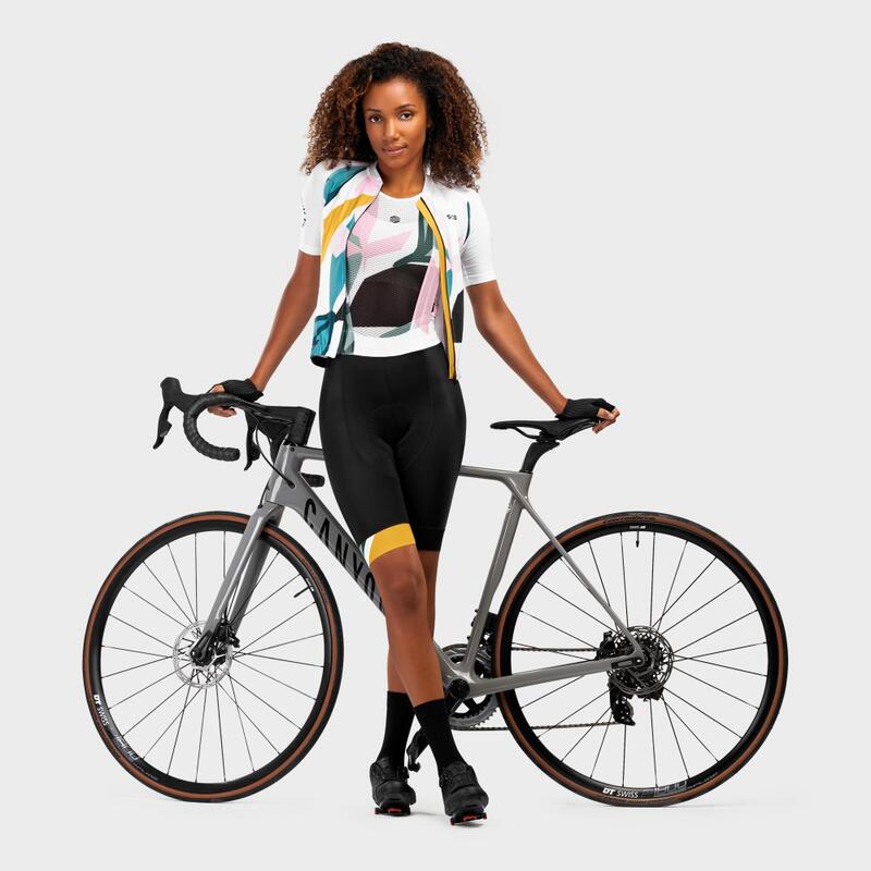 Dames Wielrennen fiets ondershirt Amazonas SIROKO Wit