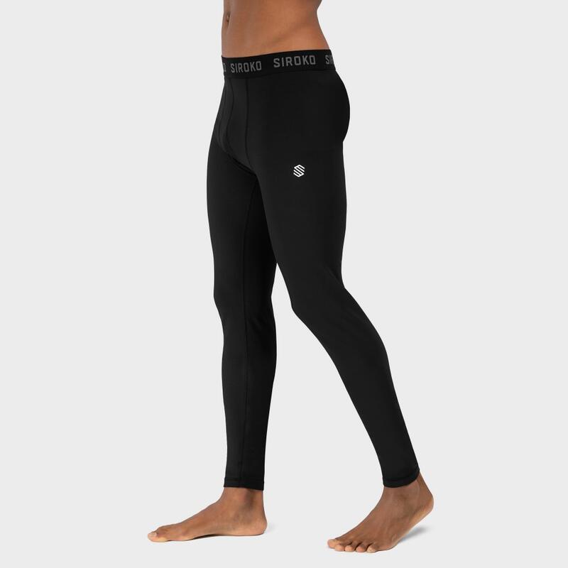 Pantaloni intimi termici da uomo Sport invernali Wolf SIROKO Nero