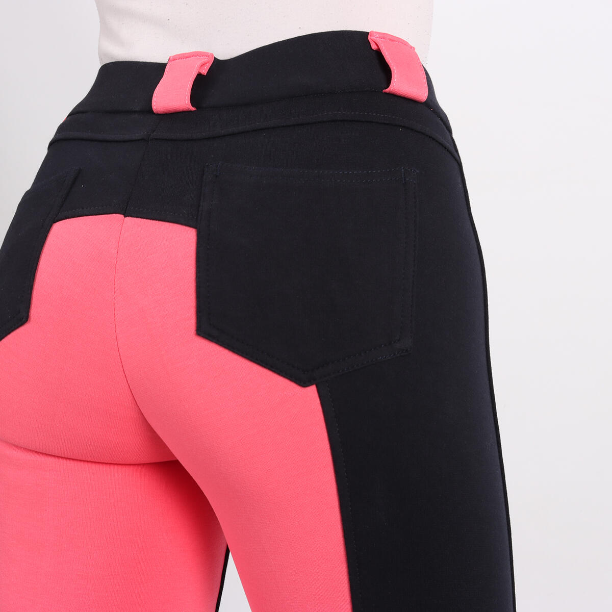 Reithose EJpuck Kids Epplejeck Dunkelblau-Pink 5/6