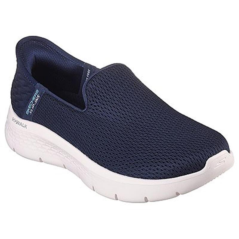 Zapatillas Deportivas Caminar Mujer Skechers 124963_NVY Azul marino sin Cordones