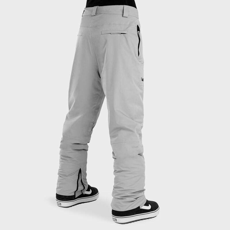 Dames Wintersport snowboard broek voor P1 Kailash-W Siroko Grijs