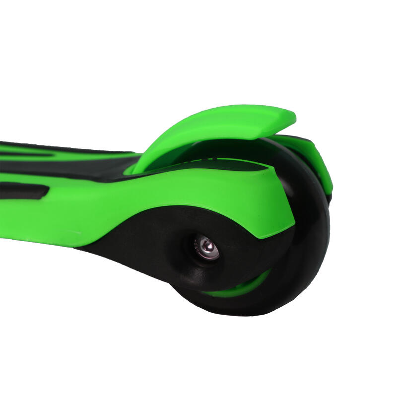 Scooter de três rodas verde Umit X-Trem para crianças de 3 a 12 anos