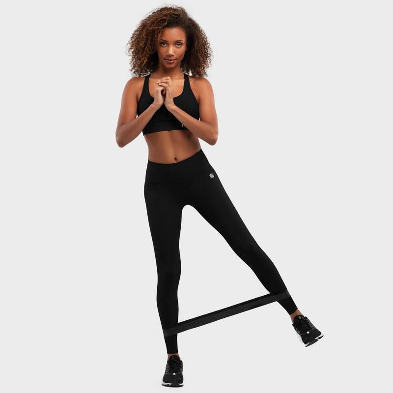 Damen Fitness Sport-BH Balance Black SIROKO Schwarz