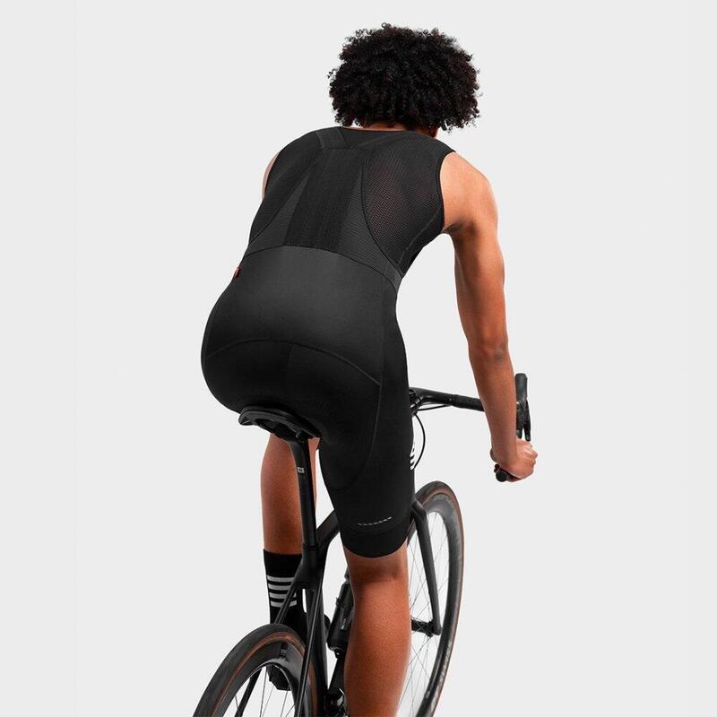 Herren Radsport kurze fahrradträgerhose für Flandrien SIROKO Schwarz