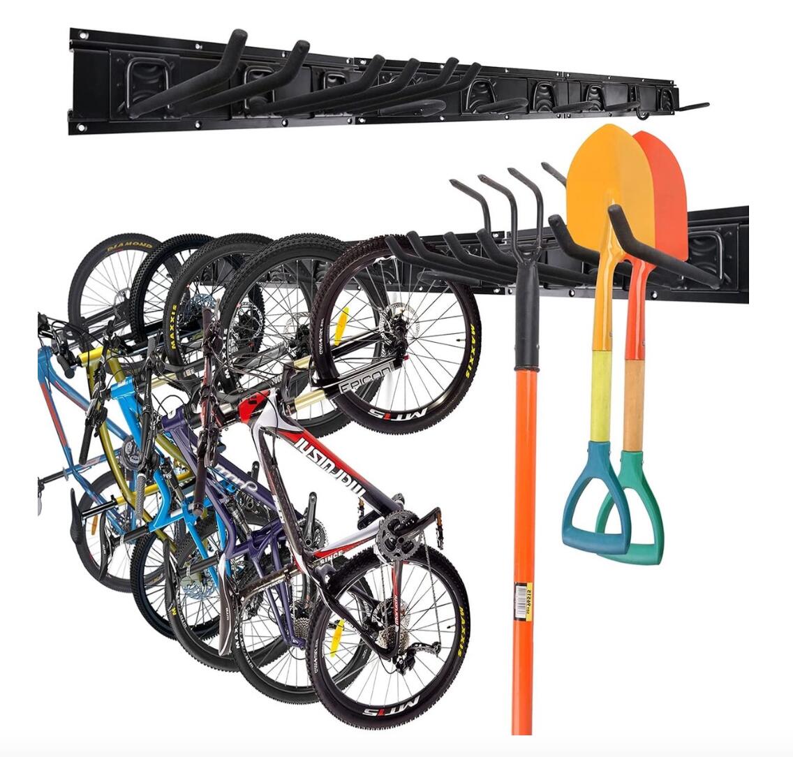 SODEAL Fiets Ophangsysteem 5 fietsen én gereedschapshouder in één
