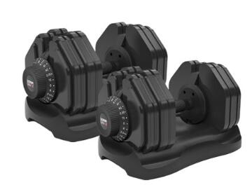 MUSCLESQUAD 5kg - 40kg Quick Select Adjustable Dumbbell Set