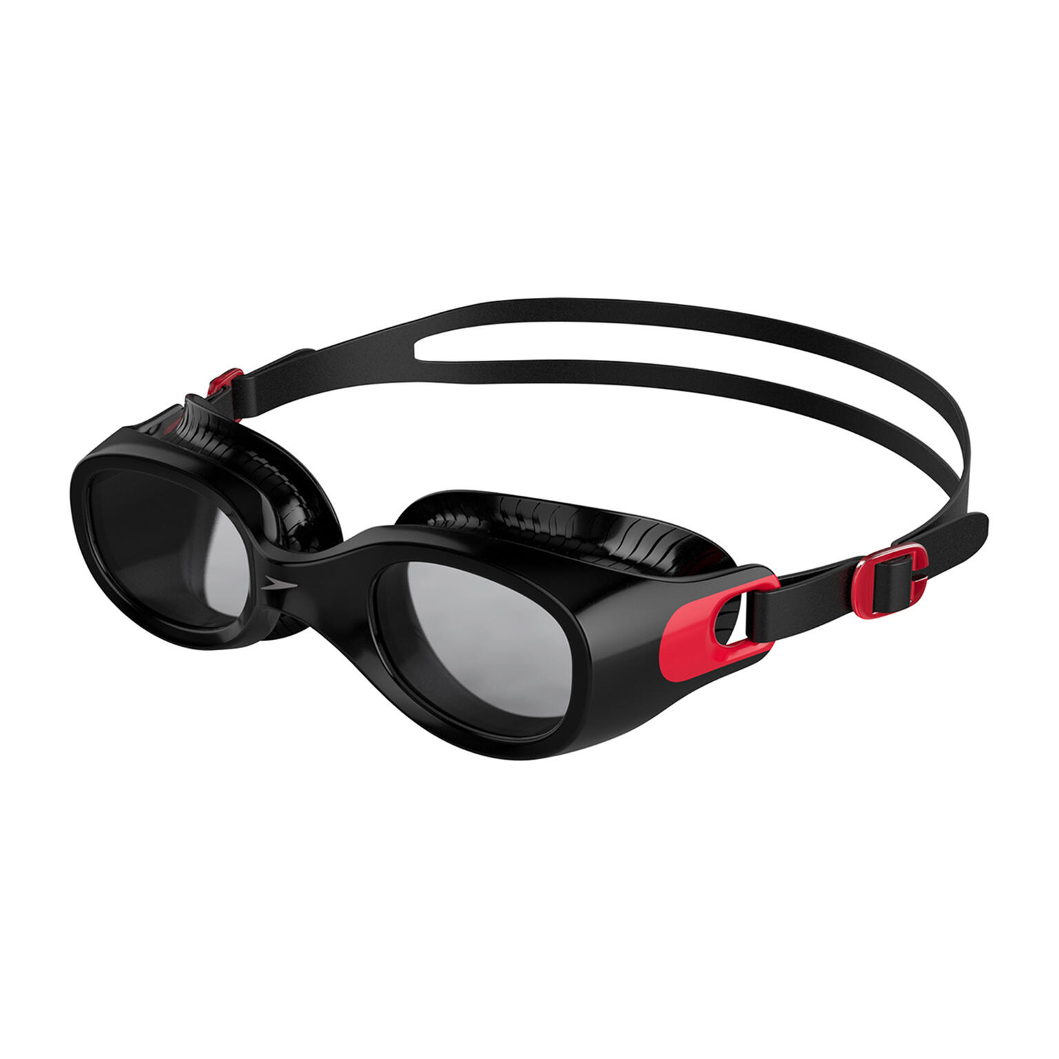 Speedo Futura Classic Goggle, Red/Smoke 1/4