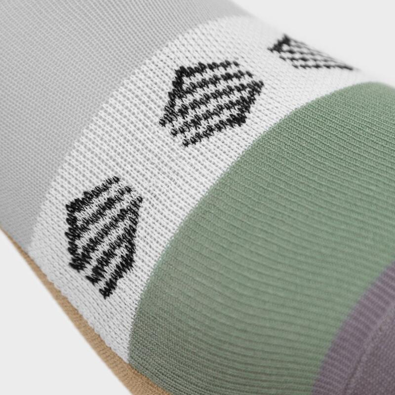 Chaussettes vélo d'été Cyclisme Homme et Femme S2 Prades Vert Cendré