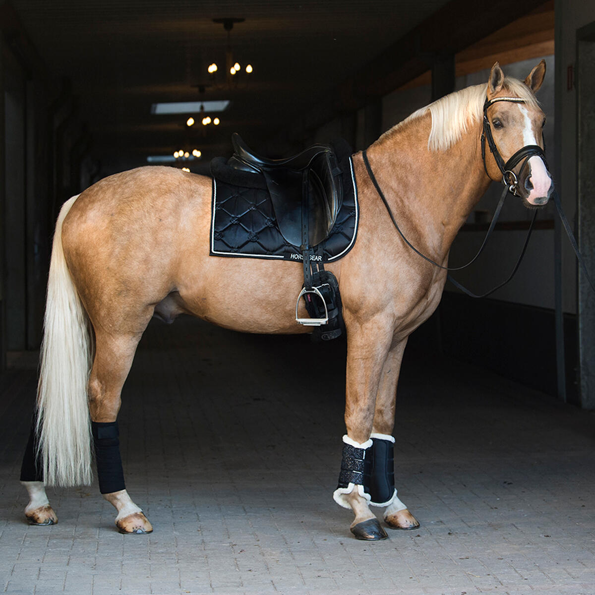Zadeldek Horsegear Bayesa Zwart 6/6