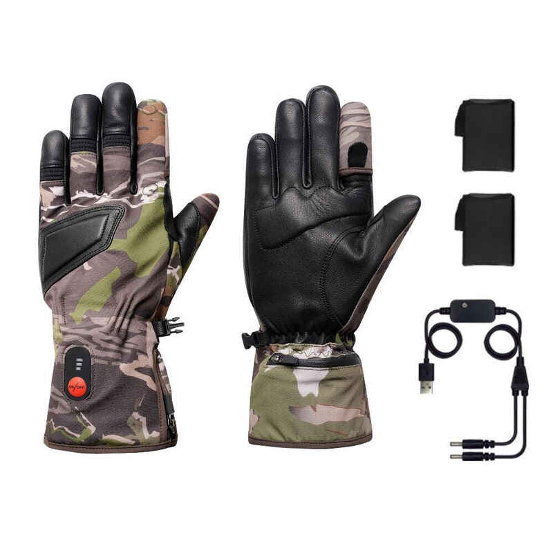 Beheizte Jagdhandschuhe APPROCHE - 1 Paar Batterien Erwachsene
