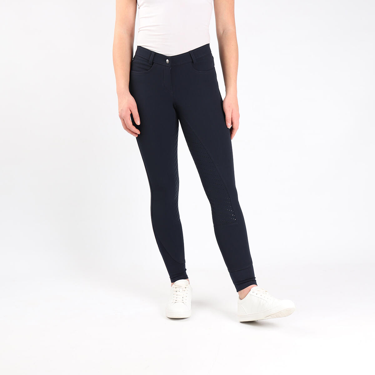 Pantaloni da equitazione full grip da donna Easy Rider Evita 2/3