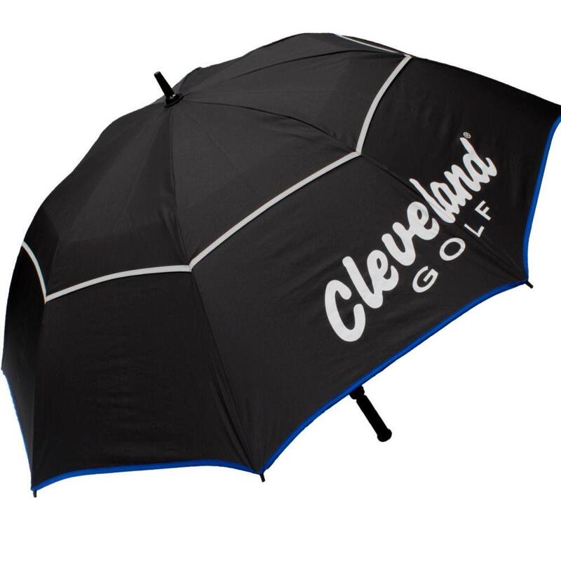 Guarda-chuva de golfe preto Cleveland Golf 64"
