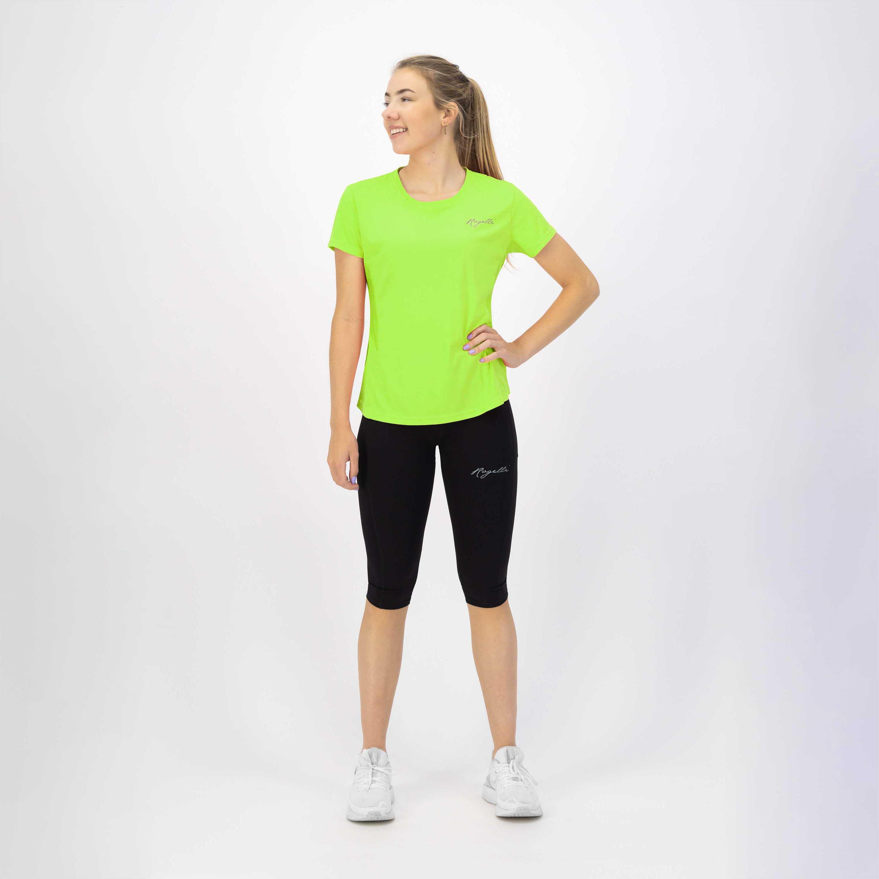 Hardloopshirt Ademend Sportshirt Korte Mouwen Dames Core 5/7