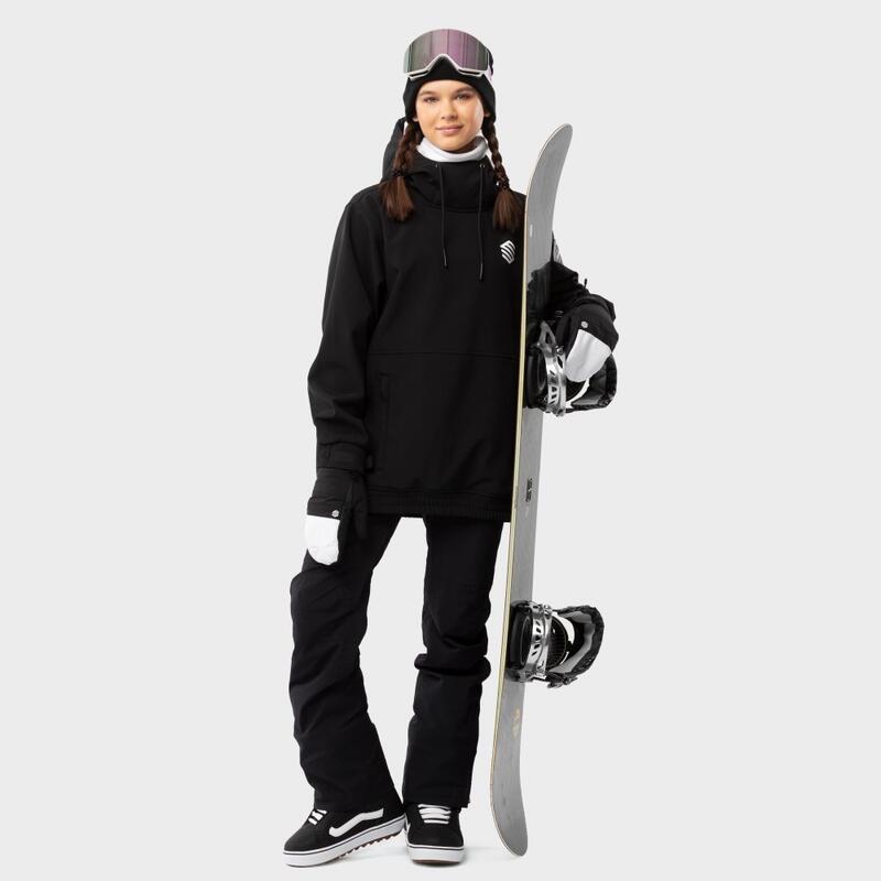 Veste snowboard femme Sports d'hiver W1-W Skywalk Noir