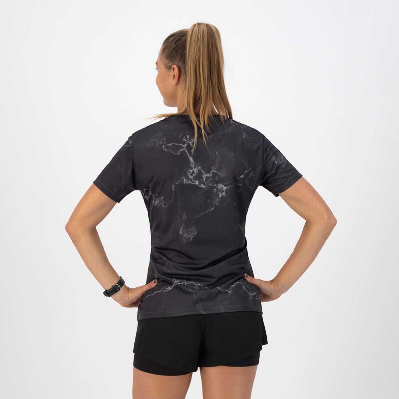 Sportshirt Korte Mouwen Dames Marble