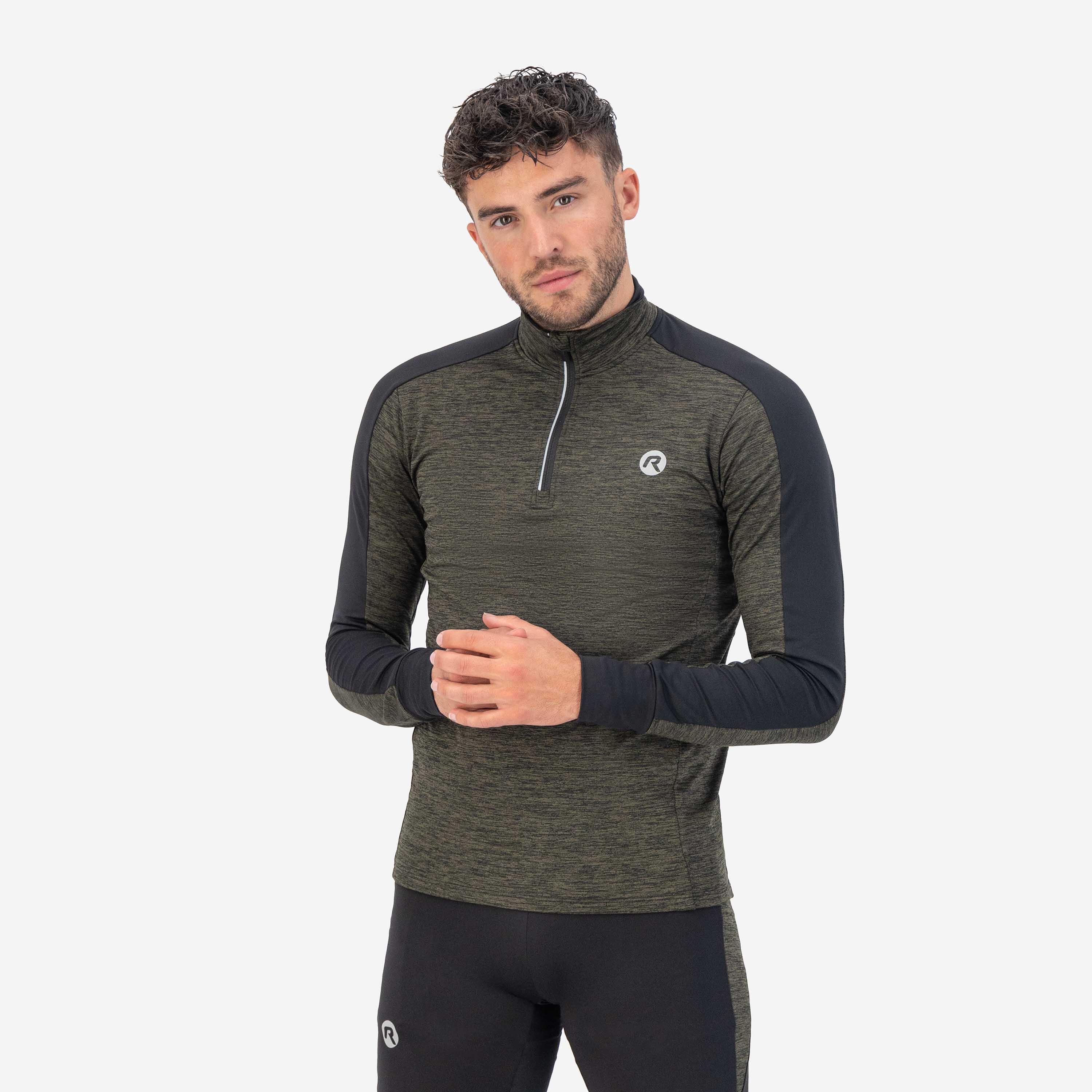 Bluza do biegania męska Rogelli Camo 3/7
