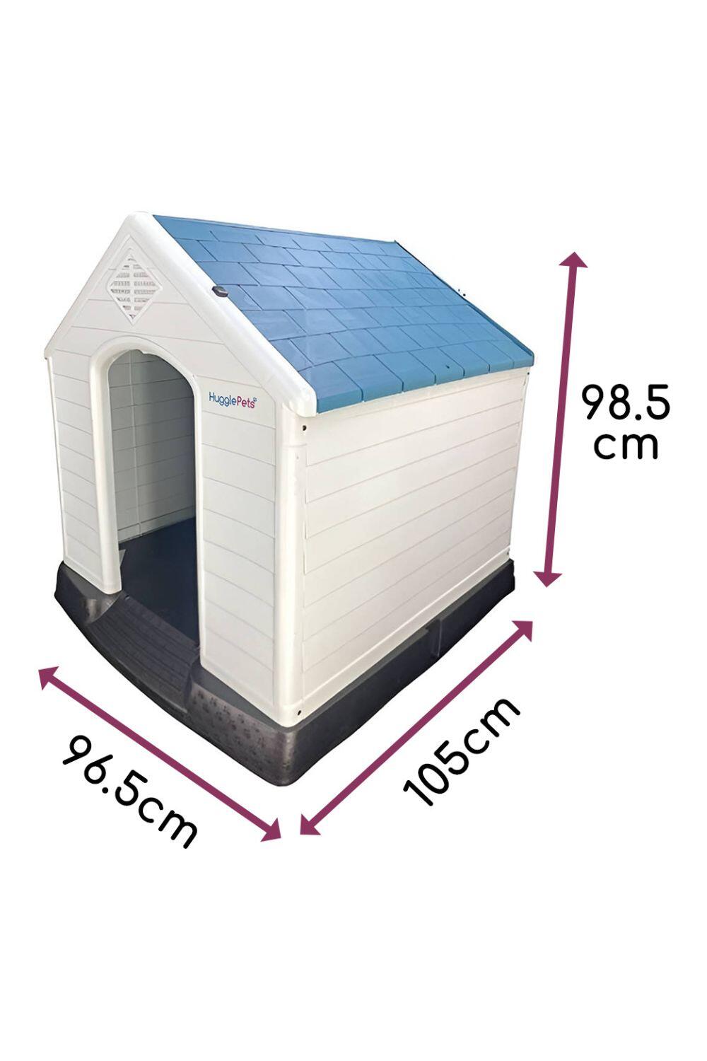 HugglePets Plastic Dog Kennel with Base (413) 7/7